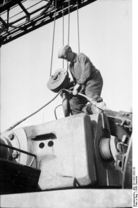 Russland, Reparatur Panzer VI "Tiger I"